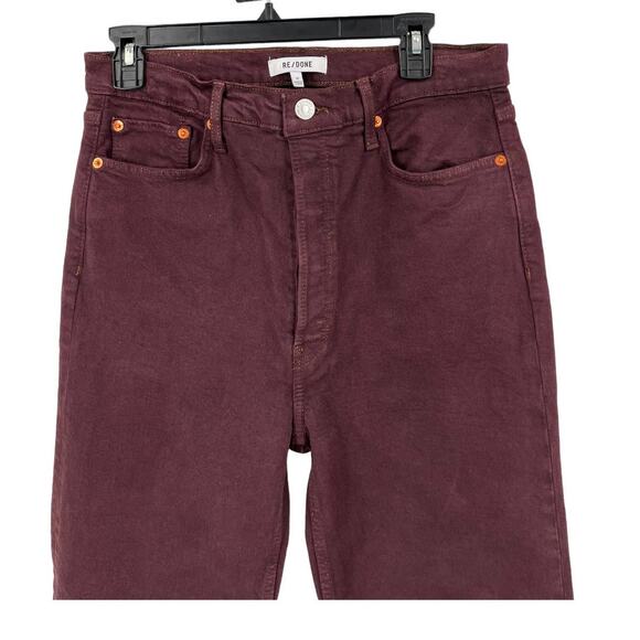 Re/Done Jeans Ultra High Rise Stove Pipe purple size 30 - Picture 3 of 5